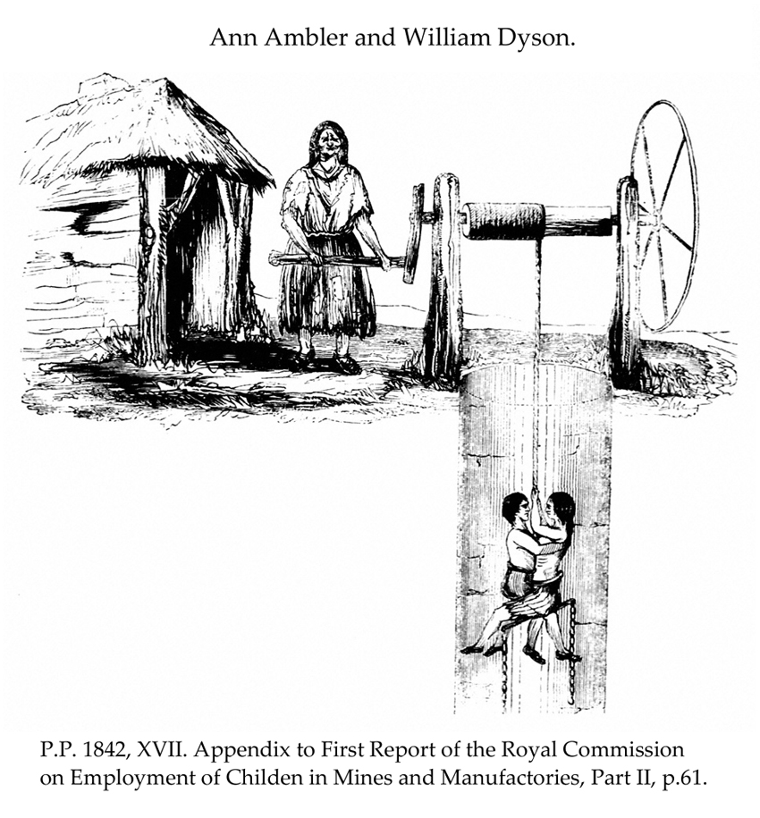 Royal Commission on Employment of Children 1st report Clatch-iron windlass